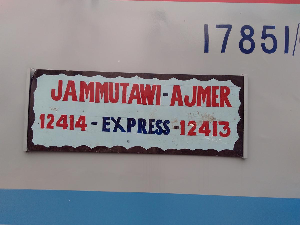 Jammu Tawi Express Fare Chart