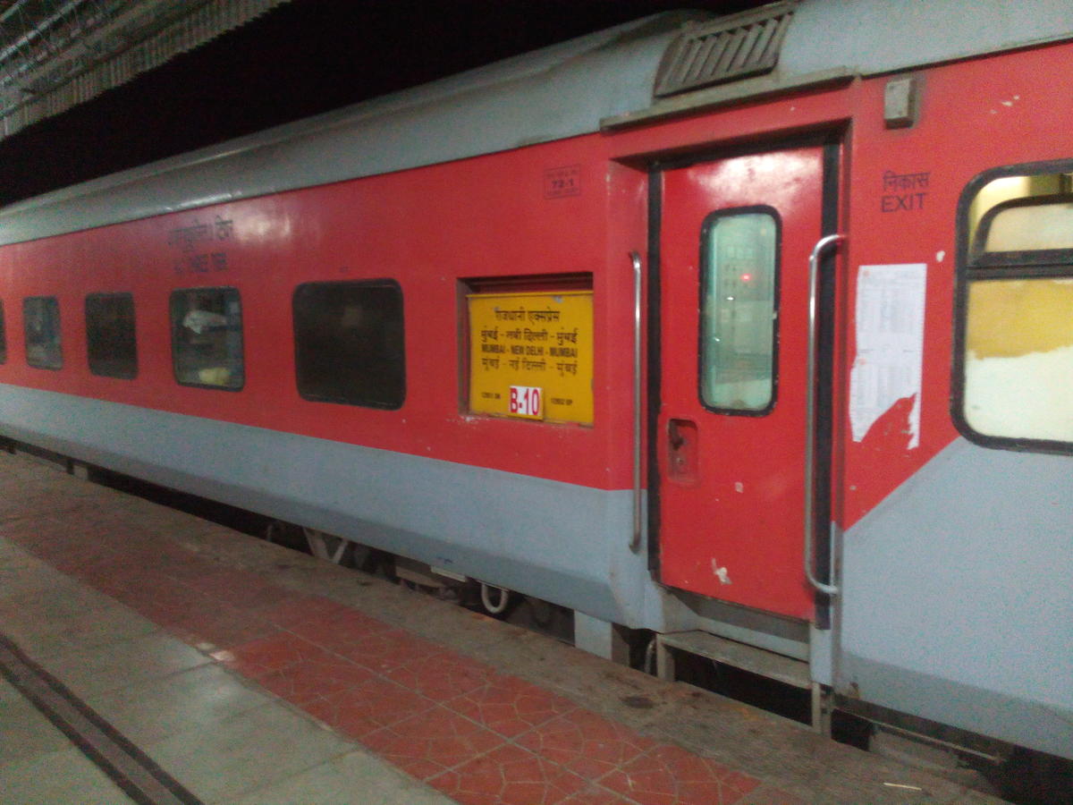 Rajdhani Express Mumbai To Delhi Fare Chart