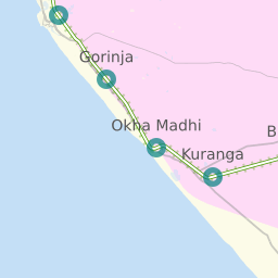 Shortest Rail Distance Dwarka To Bhatiya 5 Stations 41 8 Km Railway Enquiry