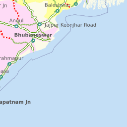 Shortest Rail Distance Srikakulam Road to Saugor 140 Stations