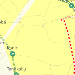 Bangalore To Hindupur Route Map Shortest Rail Distance: Bangalore To Hindupur 17 Stations. 101.84 Km. -  Railway Enquiry